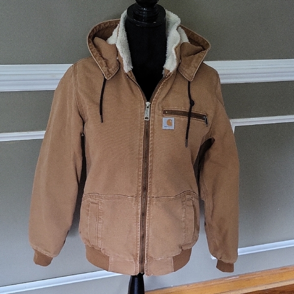 Carhartt Women's Tan Weathered Duck Wildwood Jacket Size XS